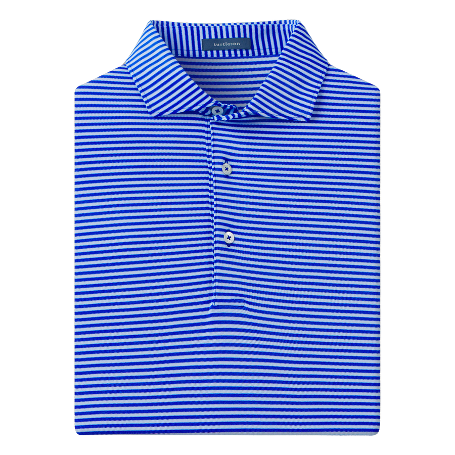 Tanner Stripe Performance Polo